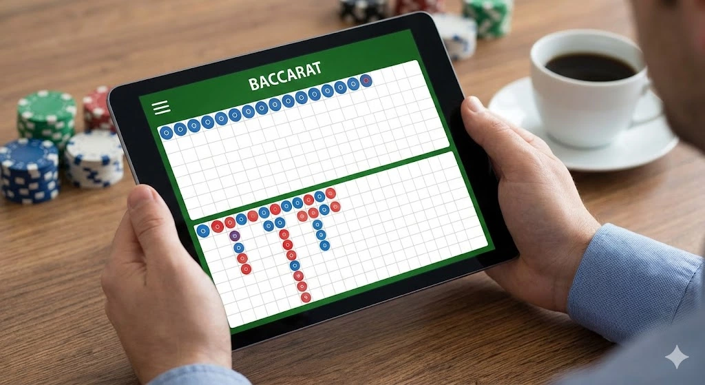 Kinh nghiệm chơi Baccarat online: Cách soi cầu bệt và cầu nghiêng Tại Kubet88